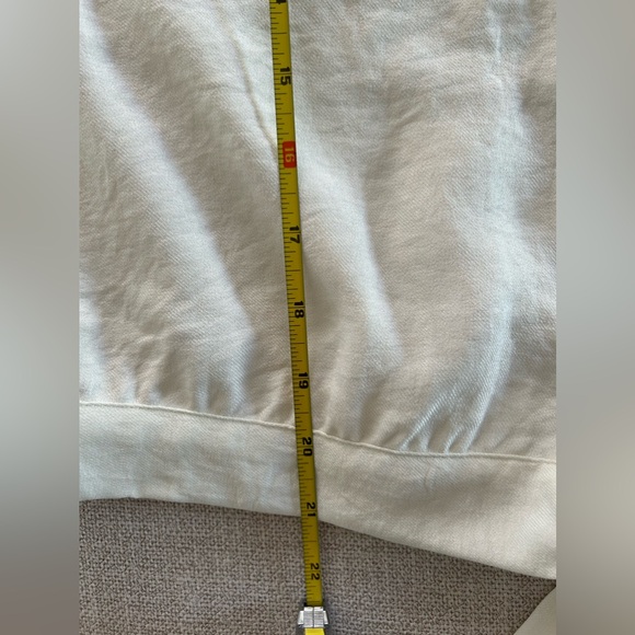 IZ Byer Cream Sleeveless Button Down Tie Front Top. Size Medium - Picture 8 of 10